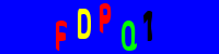 Blue Captcha Image