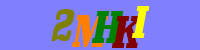 Blue Captcha Image