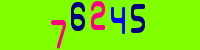 Blue Captcha Image