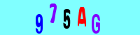 Blue Captcha Image