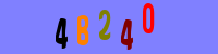 Blue Captcha Image