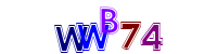 Blue Captcha Image