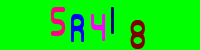 Blue Captcha Image