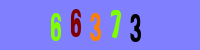 Blue Captcha Image