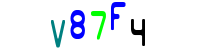 Blue Captcha Image