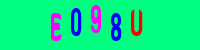 Blue Captcha Image