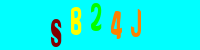 Blue Captcha Image