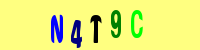 Blue Captcha Image