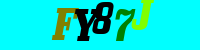Blue Captcha Image
