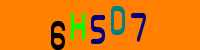 Blue Captcha Image