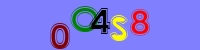 Blue Captcha Image