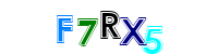 Blue Captcha Image
