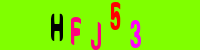 Blue Captcha Image