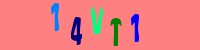 Blue Captcha Image