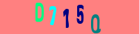 Blue Captcha Image