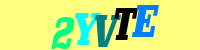Blue Captcha Image