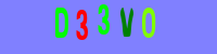 Blue Captcha Image