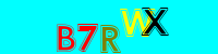 Blue Captcha Image