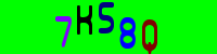 Blue Captcha Image