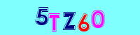 Blue Captcha Image