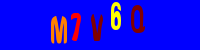 Blue Captcha Image