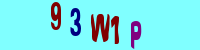 Blue Captcha Image