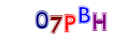 Blue Captcha Image