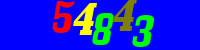 Blue Captcha Image