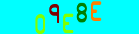 Blue Captcha Image