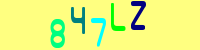Blue Captcha Image