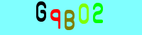 Blue Captcha Image