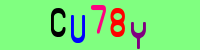 Blue Captcha Image