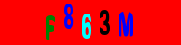 Blue Captcha Image