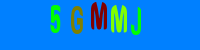 Blue Captcha Image