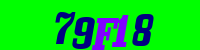 Blue Captcha Image