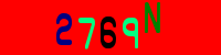 Blue Captcha Image
