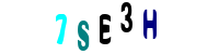 Blue Captcha Image