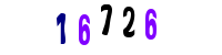 Blue Captcha Image