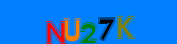 Blue Captcha Image