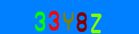 Blue Captcha Image
