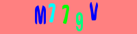 Blue Captcha Image