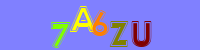 Blue Captcha Image