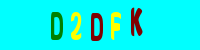 Blue Captcha Image