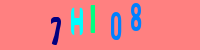Blue Captcha Image
