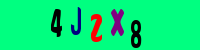 Blue Captcha Image
