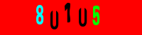 Blue Captcha Image