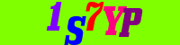 Blue Captcha Image