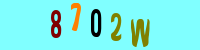 Blue Captcha Image