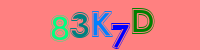Blue Captcha Image