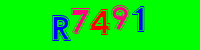 Blue Captcha Image